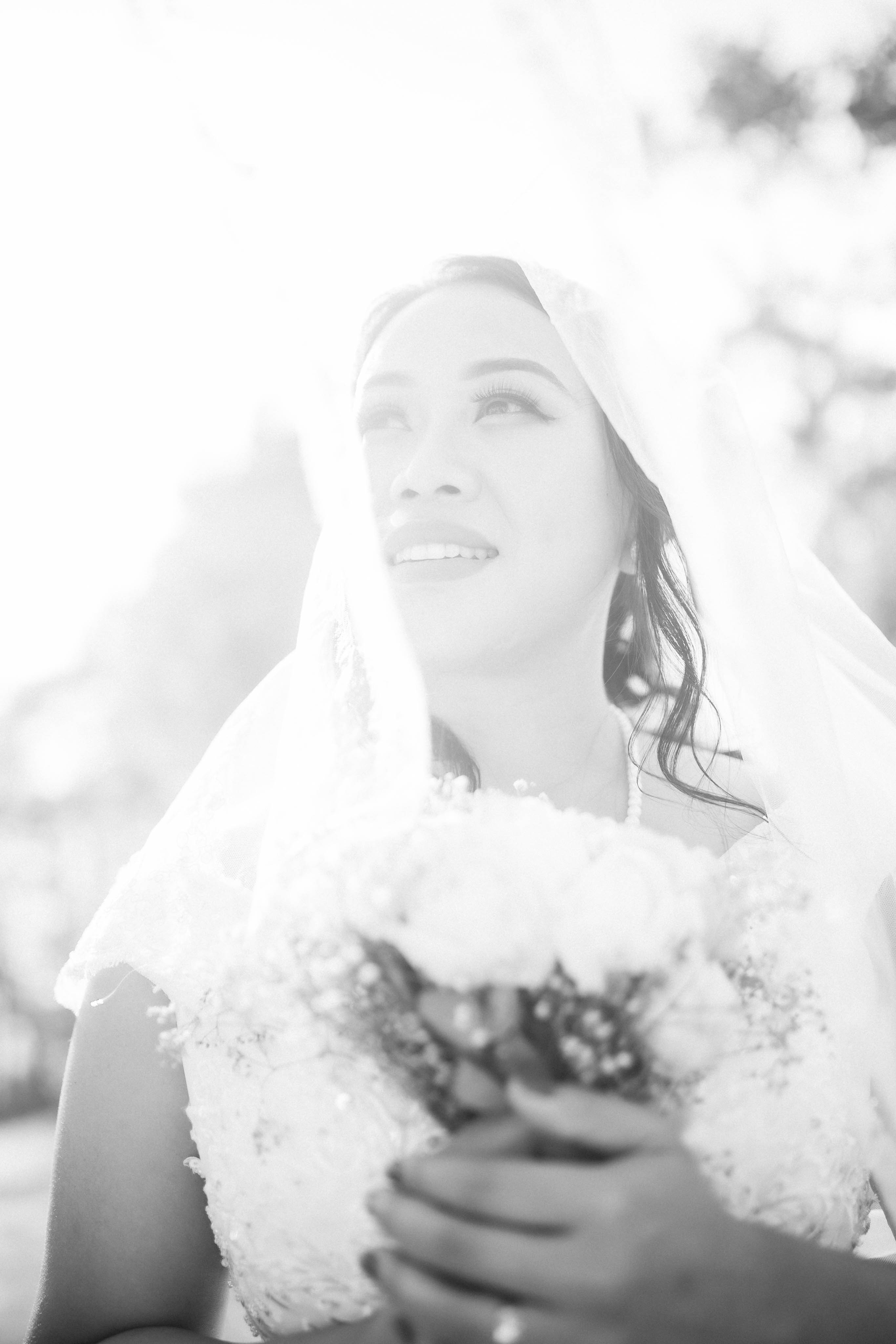 In black and white, her story shines brighter.